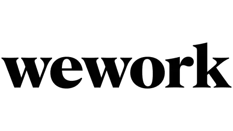 Logo WeWork, opérateur de bureaux flexibles à Paris